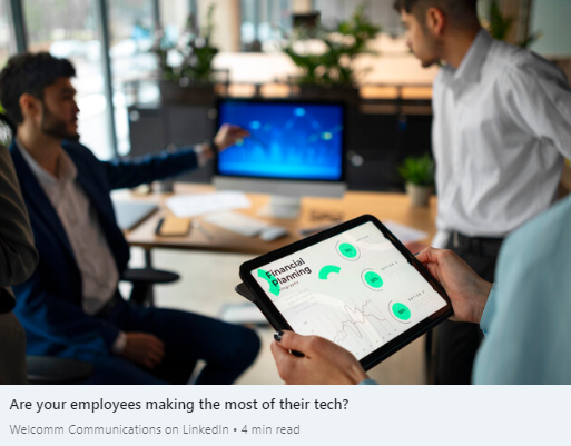 Article cover image technology - Are your employees making the most of their tech?