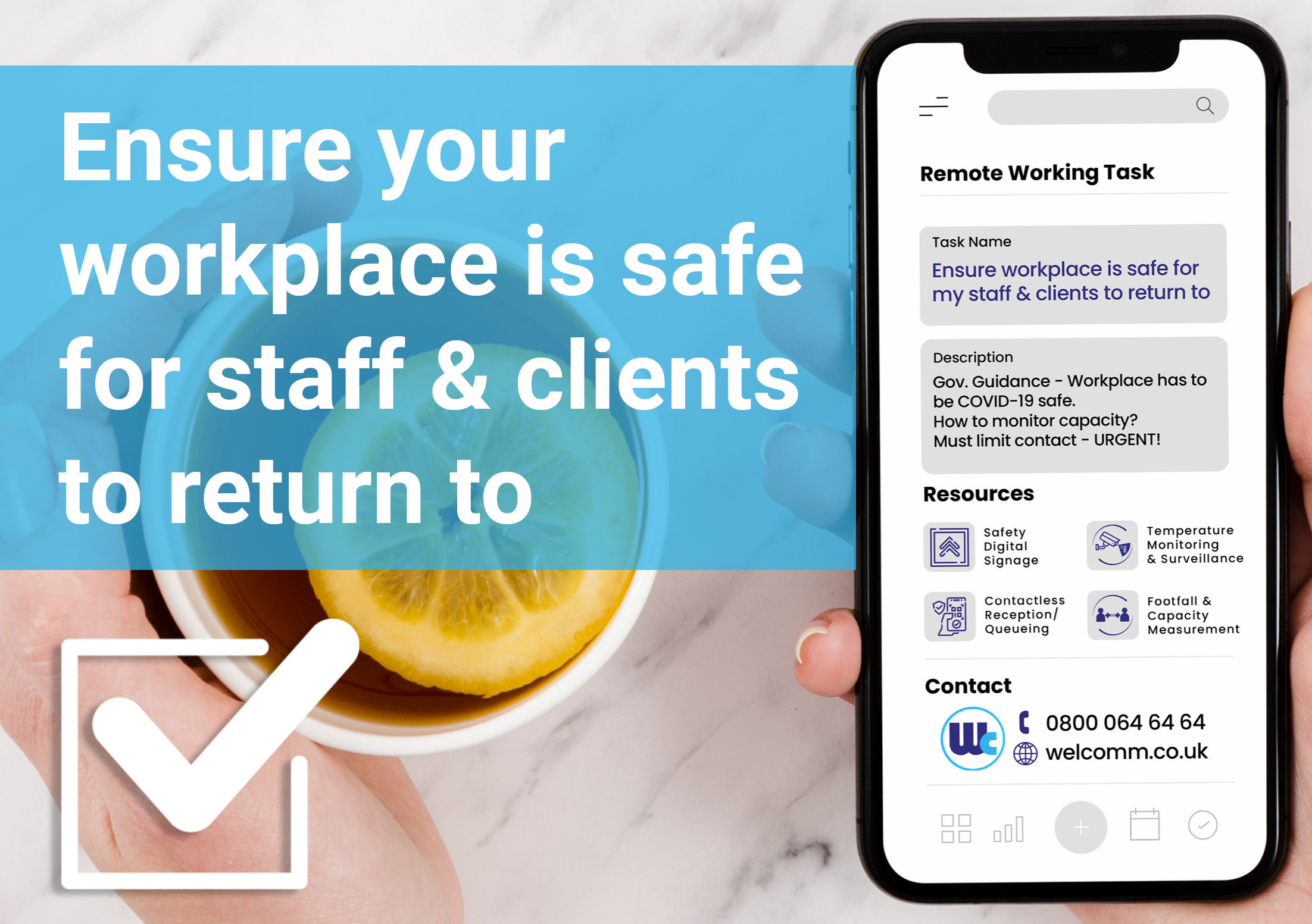 Keep Staff Clients Safe In Your Workplace Welcomm Communications Keep Staff Clients Safe In Your Workplace Welcomm Communications